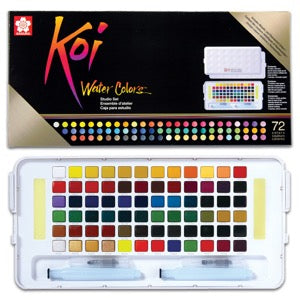 Koi Fine Quality Watercolor Field Sketch Boxes With Waterbrush