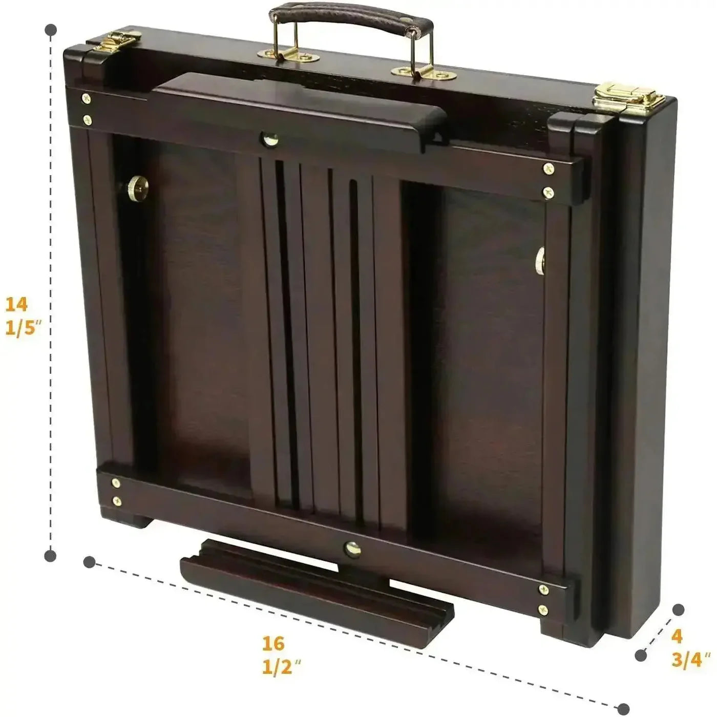 MEEDEN Artist Tabletop Easel with Metal Lined Drawer-Dark-W05B