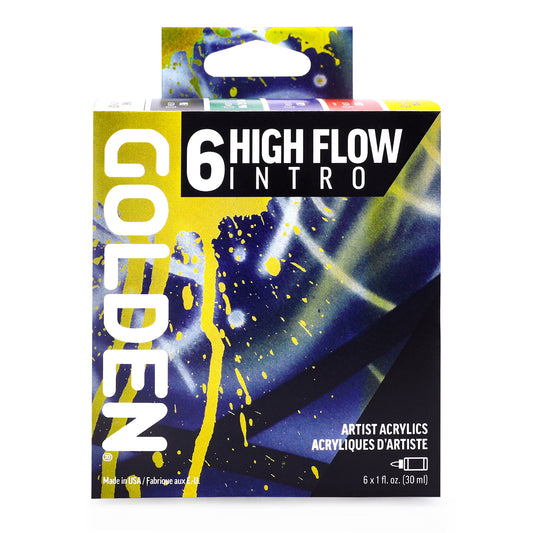 GOLDEN ACRYLIC PAINT High Flow Intro Set