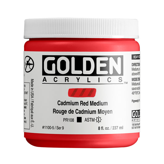 GOLDEN HEAVY BODY HB Cadmium Red Medium