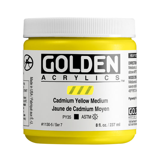 GOLDEN HEAVY BODY HB Cadmium Yellow Medium