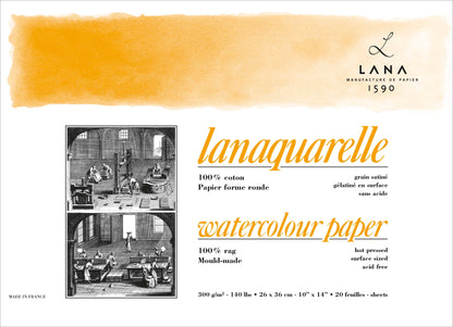 HAHNEMUHLE  Lanaquarelle Block 300 gsm 20 Sheets