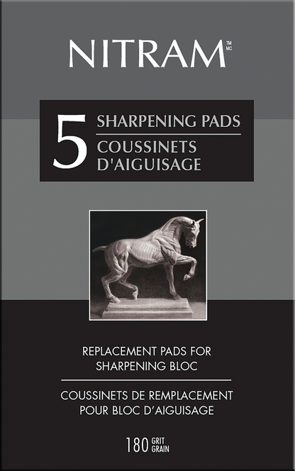 Sharp Pad Sharpening Bloc Replacement Pads 5 pieces per pack – Arteye