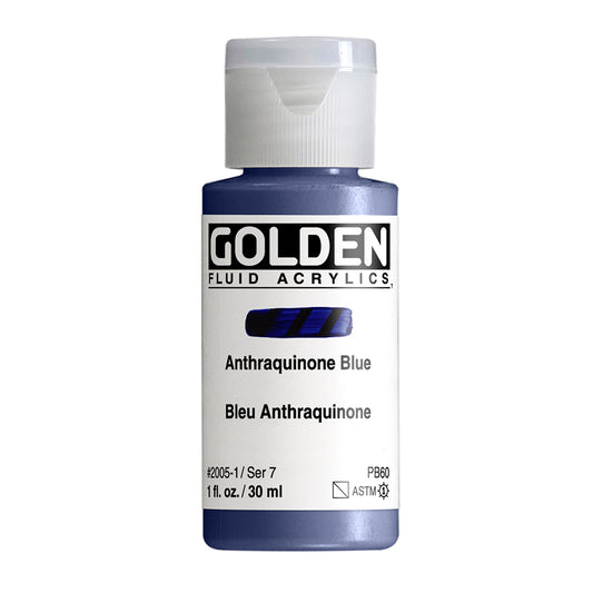 GOLDEN FLUID ACRYLIC Anthraquinone Blue