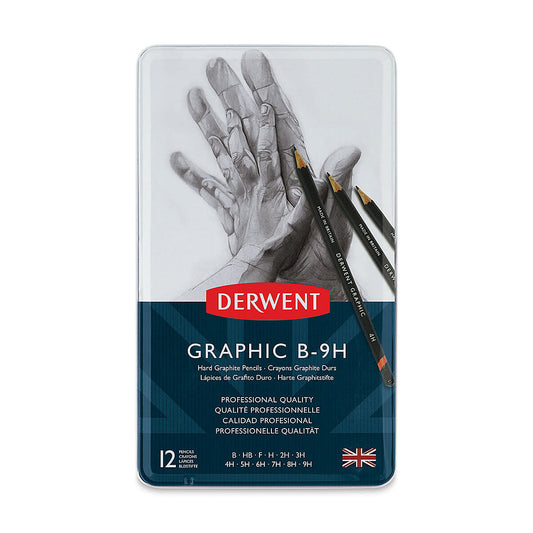 DWT GRAPHIC TECHNICAL PENCIL 12 COL TIN HARD