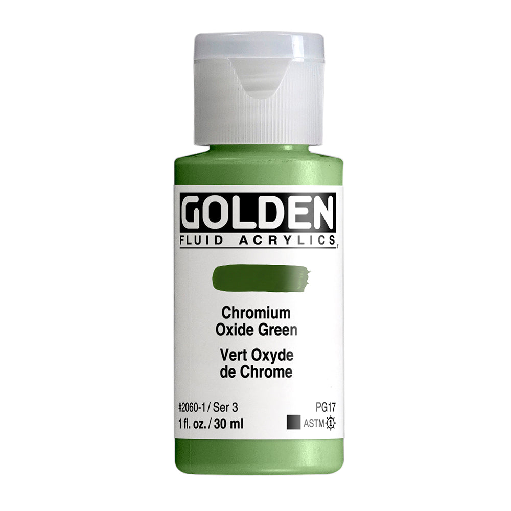 GOLDEN FLUID ACRYLIC Chromium Oxide Green