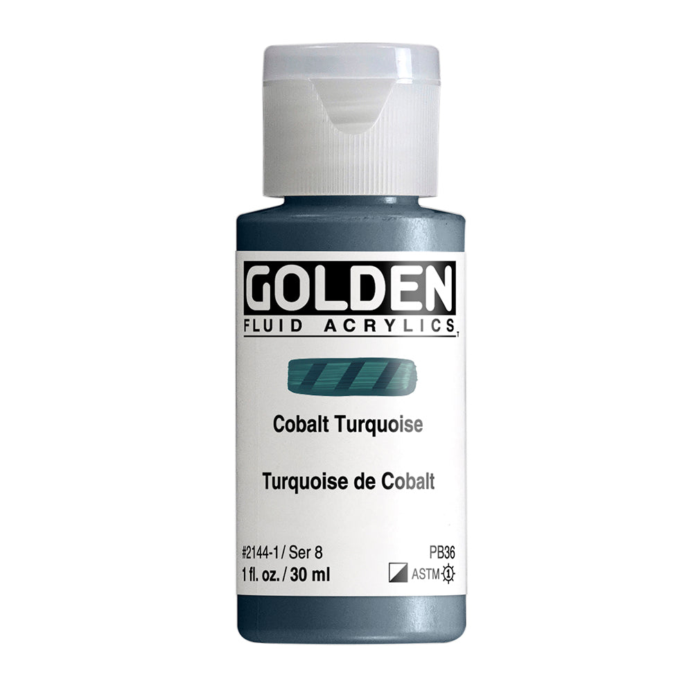 GOLDEN FLUID ACRYLIC Cobalt Turquoise