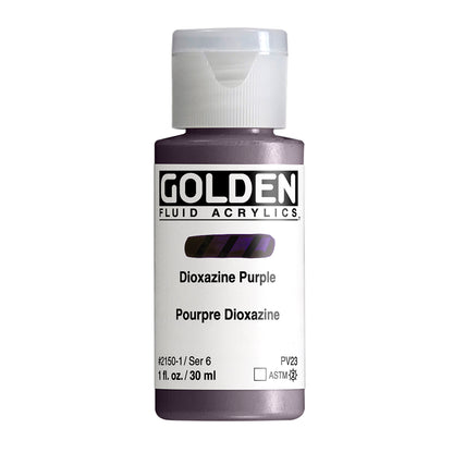 GOLDEN FLUID ACRYLIC Dioxazine Purple