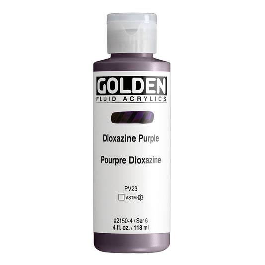 GOLDEN FLUID ACRYLIC Fl. Dioxazine Purple