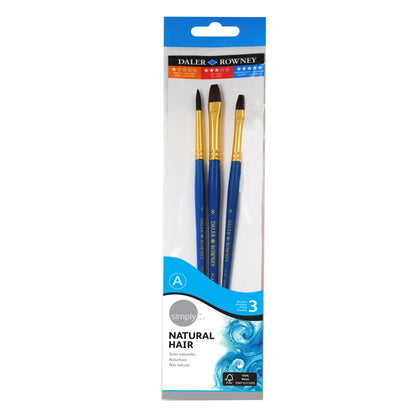 Simply Watercolor Brush Sets, Natural Hair