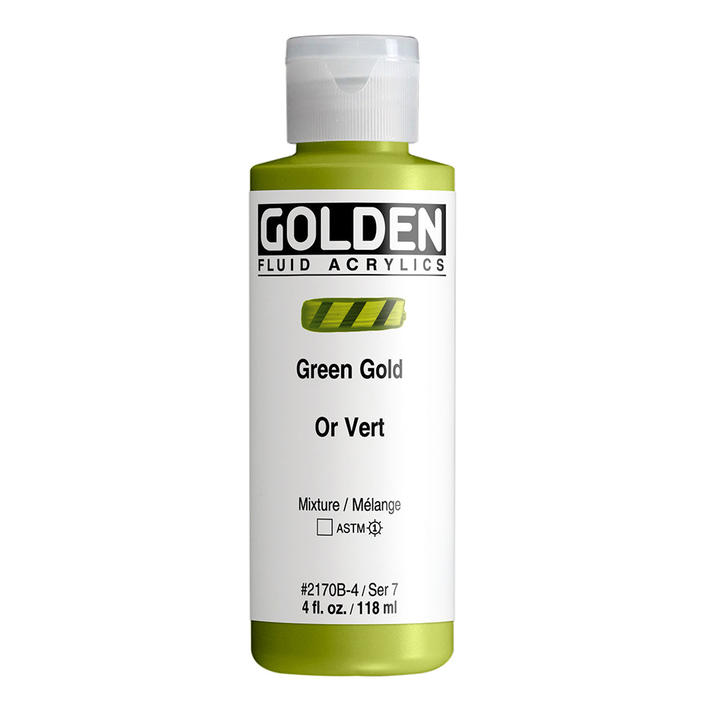 GOLDEN FLUID ACRYLIC Fl. Green Gold