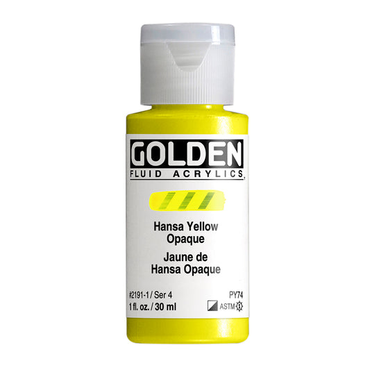 GOLDEN FLUID ACRYLIC Hansa Yellow Opaque