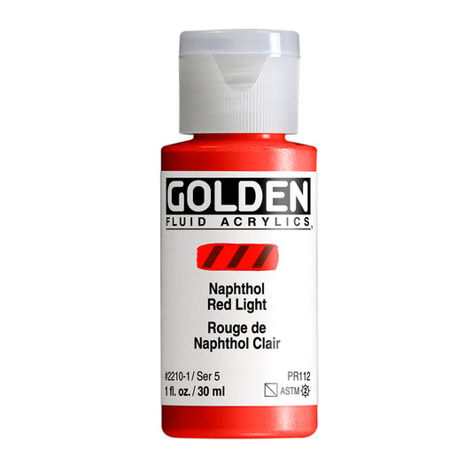 GOLDEN FLUID ACRYLIC Naphthol Red Light