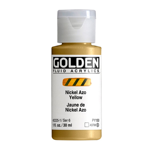 GOLDEN FLUID ACRYLIC Nickel Azo Yellow