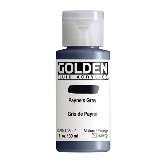 GOLDEN FLUID ACRYLIC Payne's Gray
