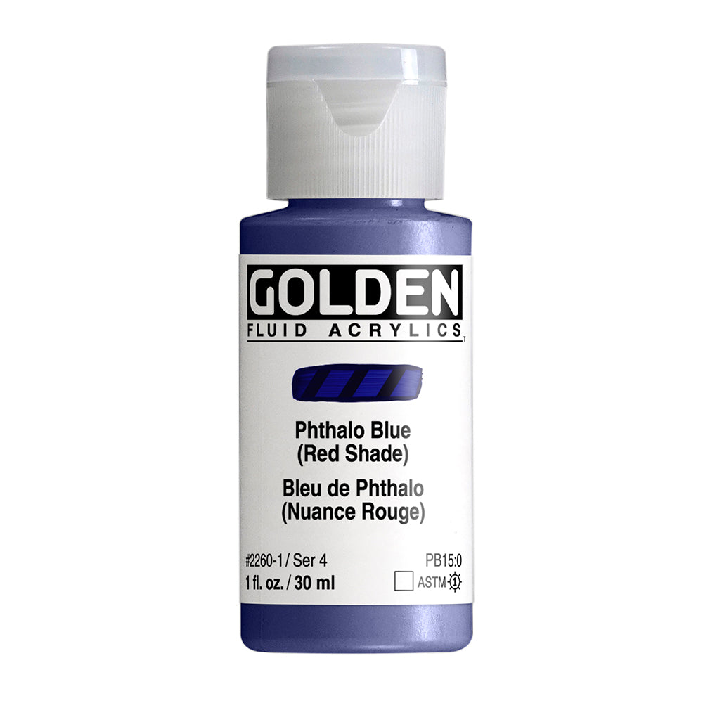 GOLDEN FLUID ACRYLIC Phthalo Blue / R.S.