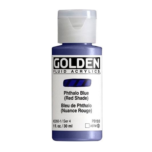 GOLDEN FLUID ACRYLIC Phthalo Blue / R.S.