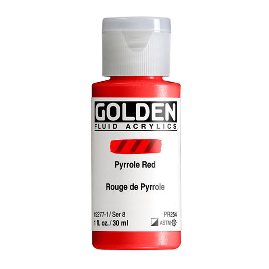 GOLDEN FLUID ACRYLIC Pyrrole Red