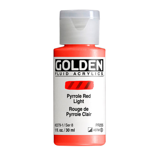 GOLDEN FLUID ACRYLIC Pyrrole Red Light