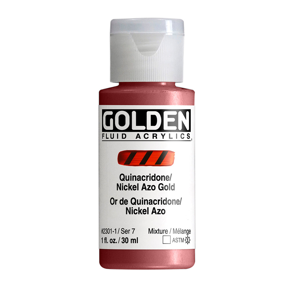 GOLDEN FLUID ACRYLIC Quinacridone/Nickel Azo Gold