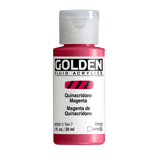 GOLDEN FLUID ACRYLIC Quinacridone Magenta