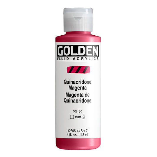 GOLDEN FLUID ACRYLIC Fl. Quinacridone Magenta