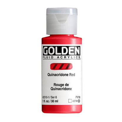 GOLDEN FLUID ACRYLIC Quinacridone Red