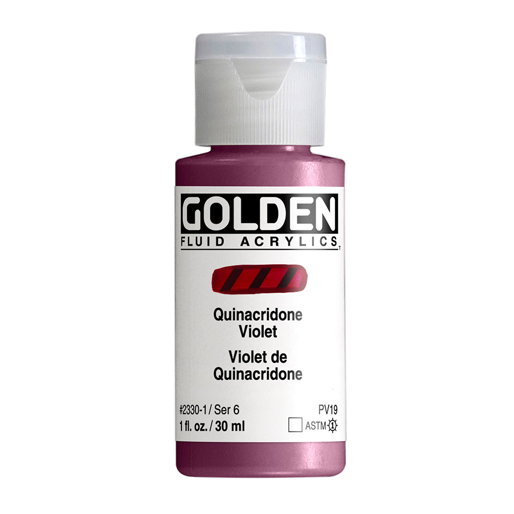 GOLDEN FLUID ACRYLIC Quinacridone Violet