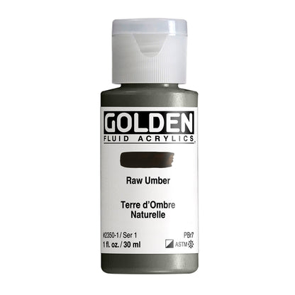 GOLDEN FLUID ACRYLIC Raw Umber