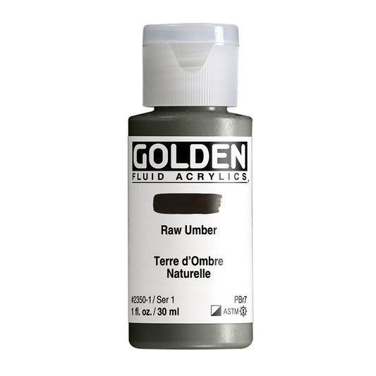 GOLDEN FLUID ACRYLIC Raw Umber