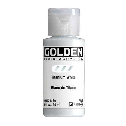 GOLDEN FLUID ACRYLIC Titanium White