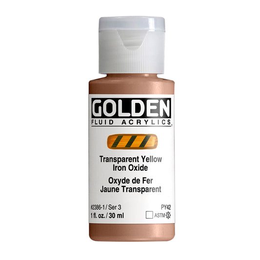 GOLDEN FLUID ACRYLIC Transparent Yellow Iron Oxide