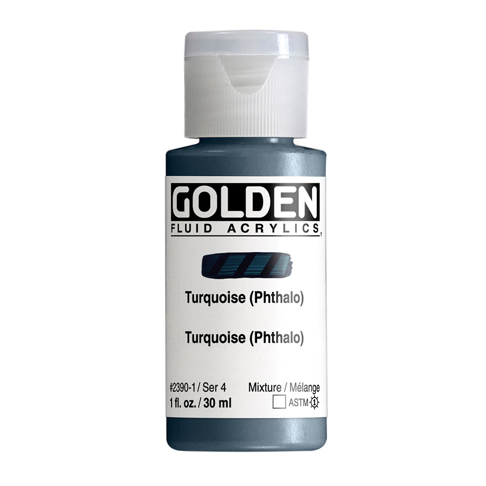 GOLDEN FLUID ACRYLIC Turquoise (Phthalo)