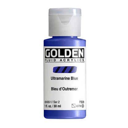 GOLDEN FLUID ACRYLIC Ultramarine Blue