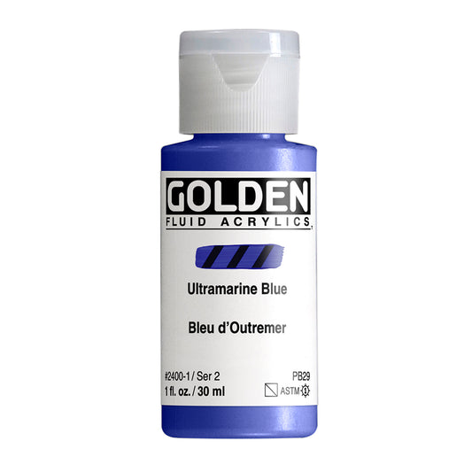 GOLDEN FLUID ACRYLIC Ultramarine Blue