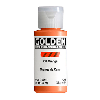 GOLDEN FLUID ACRYLIC Vat Orange