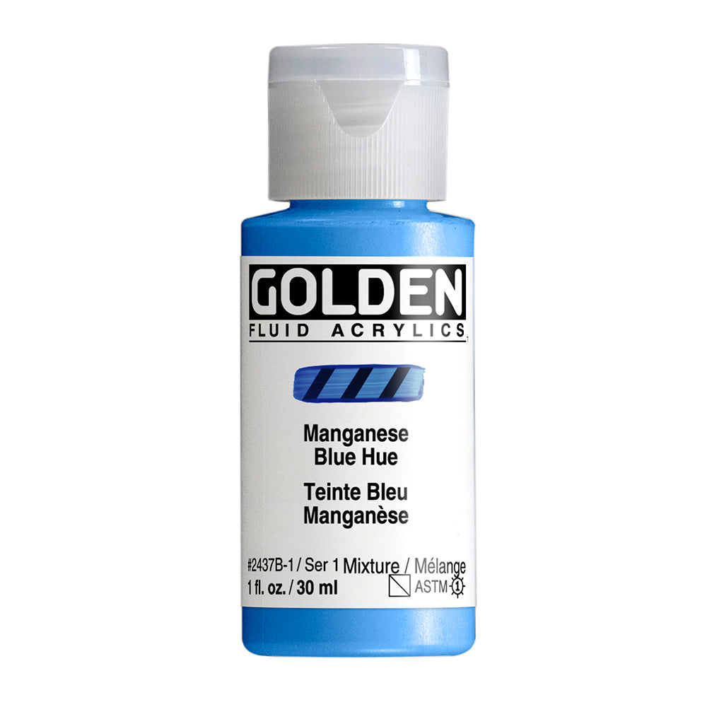 GOLDEN FLUID ACRYLIC Manganese Blue Hue