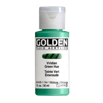 GOLDEN FLUID ACRYLIC Viridian Green Hue