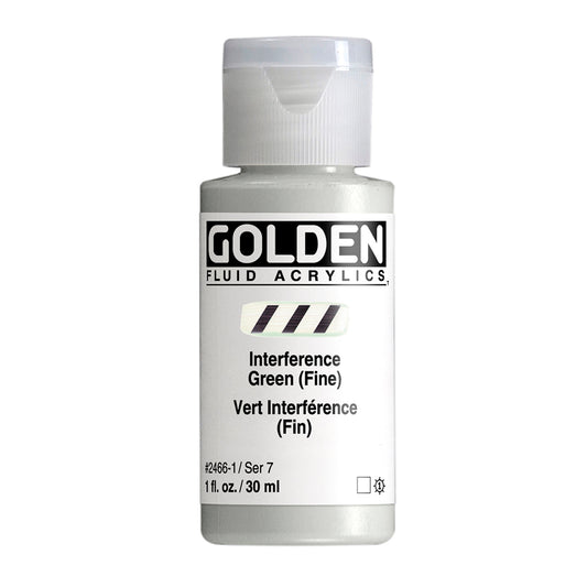 GOLDEN FLUID ACRYLIC Interference Green (Fine)