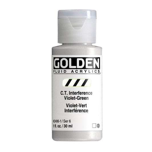 GOLDEN FLUID ACRYLIC C.T. Interference Violet-Green