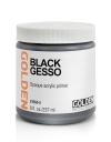 ACRYLIC GESSO&GROUND GOLDEN Black Gesso