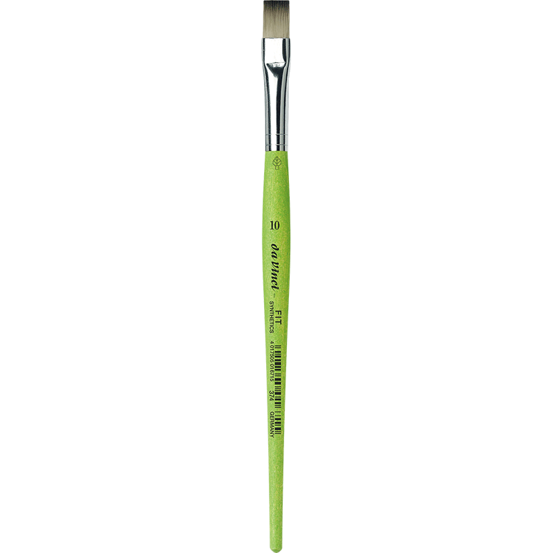 Davinci Brush Series 374 FIT SYNTHETICS, flat