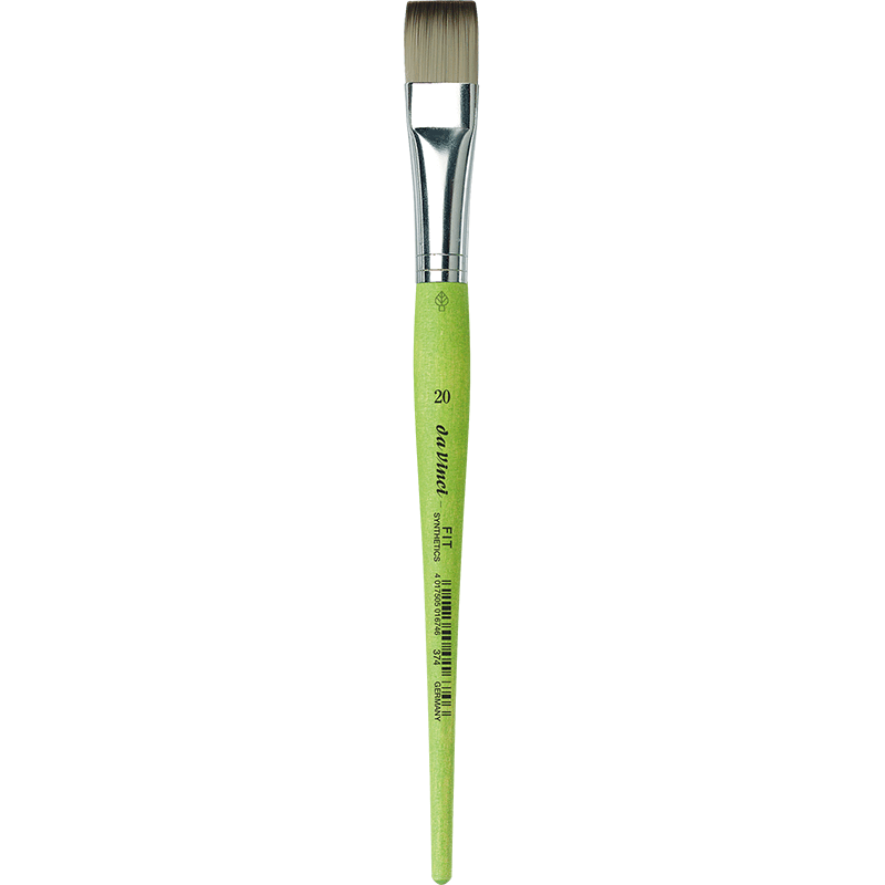 Davinci Brush Series 374 FIT SYNTHETICS, flat