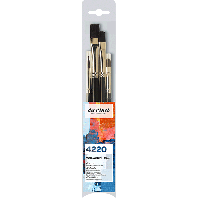 Davinci Brush Series 4220 TOP-ACRYL brush set