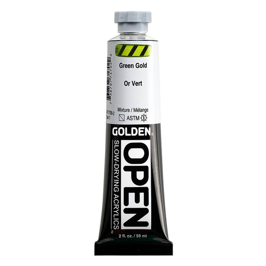 GOLDEN OPEN ACRYLIC Green Gold