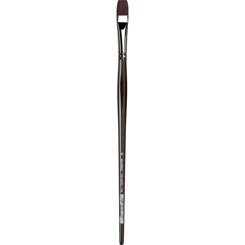 Davinci Brush Series 7185 TOP-ACRYL brush, bright long Handle