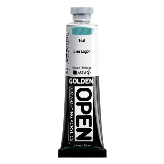 GOLDEN OPEN ACRYLIC Teal