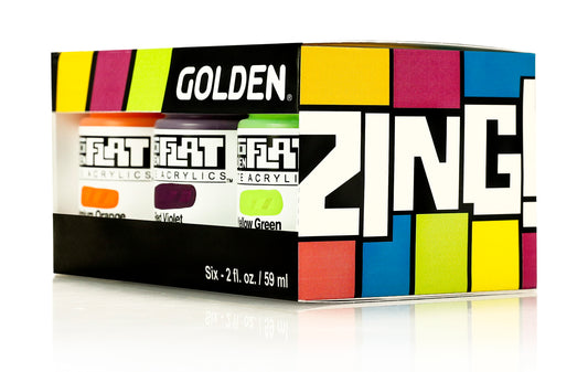 GOLDEN ACRYLIC SET SoFlat Zing Set