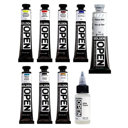 GOLDEN ACRYLIC PAINT OPEN Landscape Set