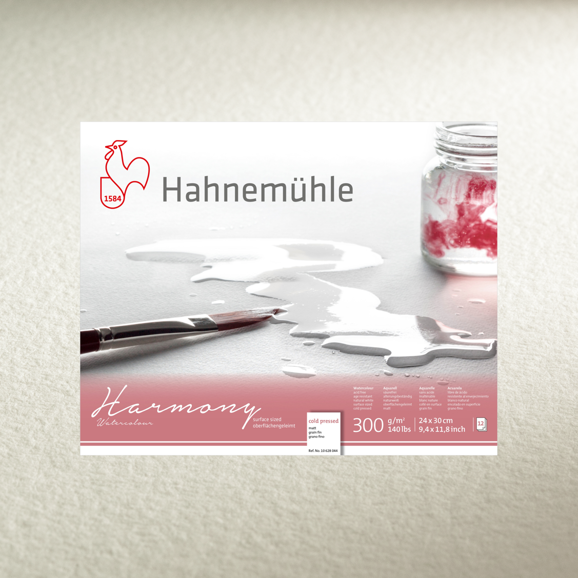 HAHNEMUHLE  Harmony Watercolor 300 gsm 12 sheets Spireld